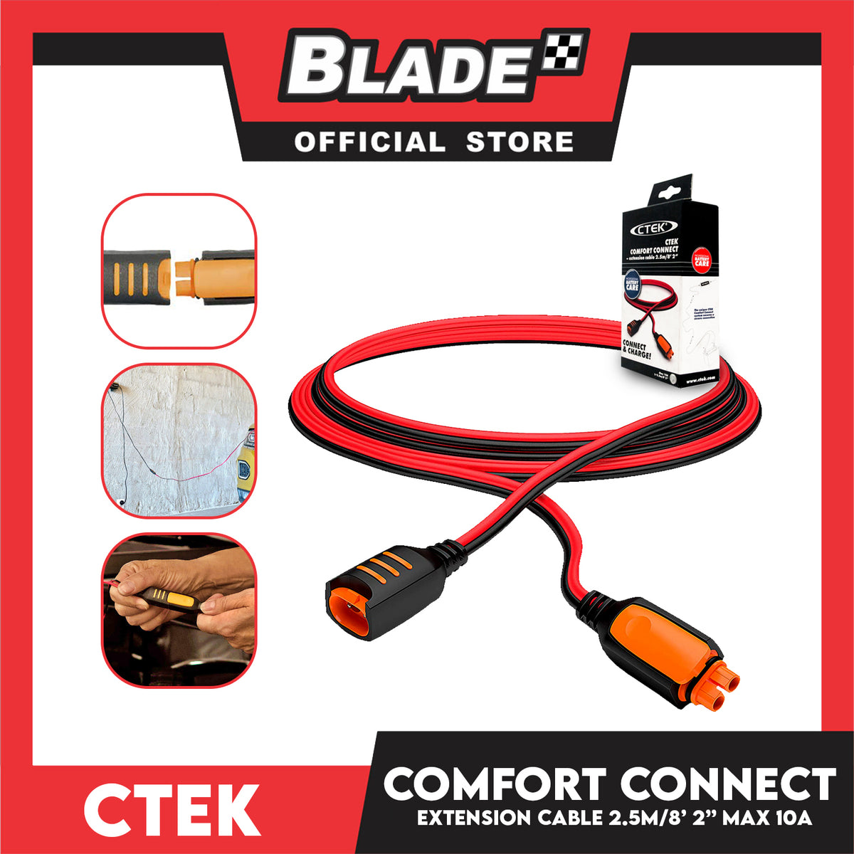 Ctek Comfort Connect Extension Cable 2.5m 56-304