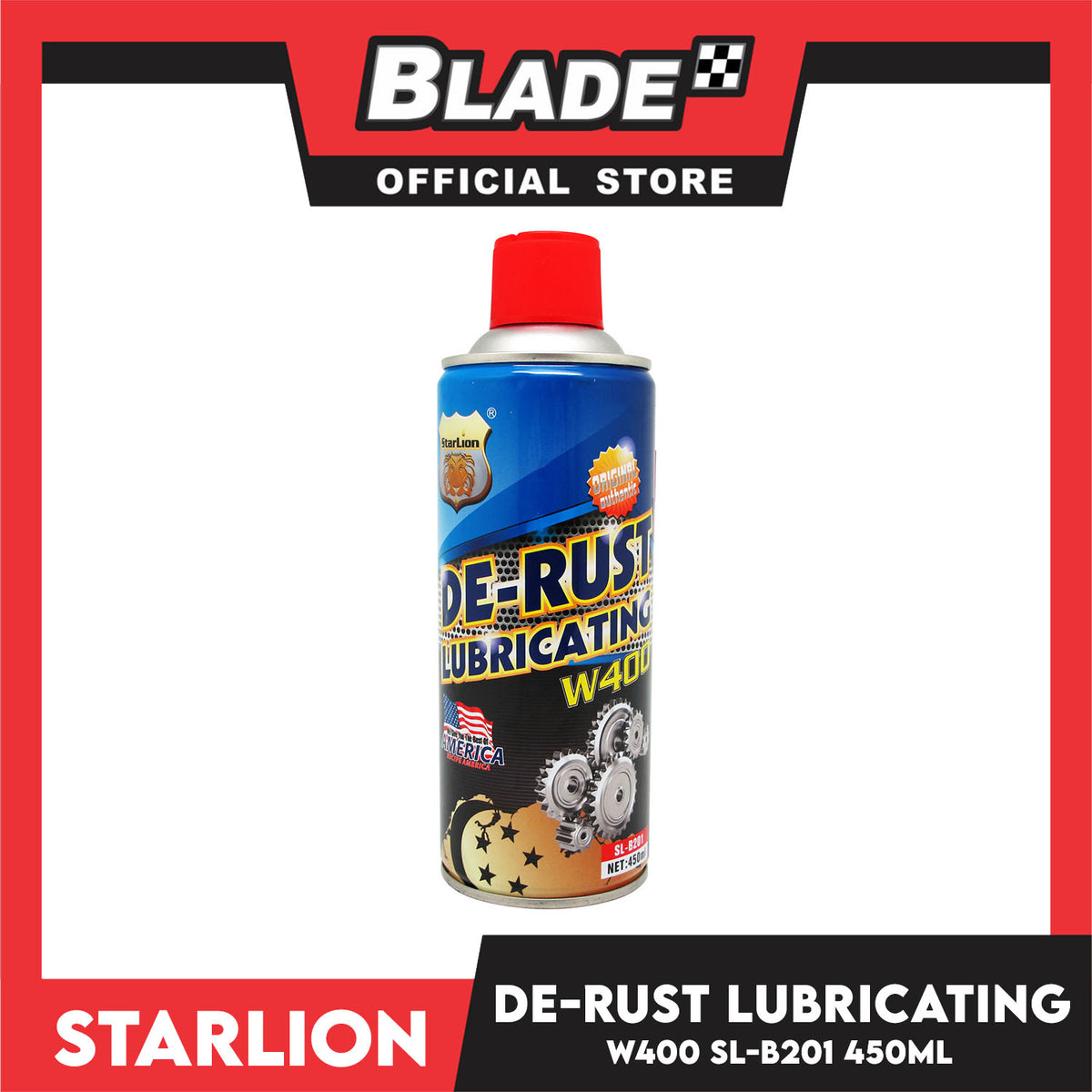 StarLion De-Rust Lubricating W400 SL-B201 450ml.