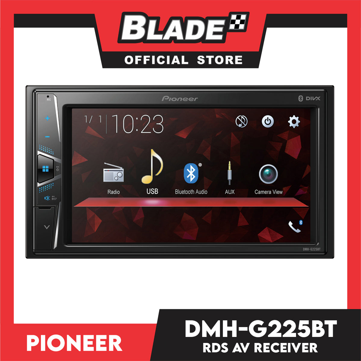 Pioneer DMH-G225BT 6.2'' RDS AV Receiver