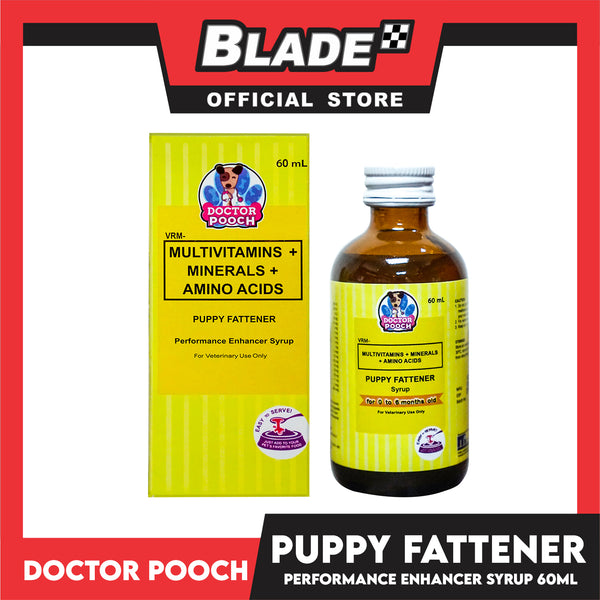 Doctor Pooch Multivitamins And Minerals, Amino Acids Syrup Puppy Fattener 60ml