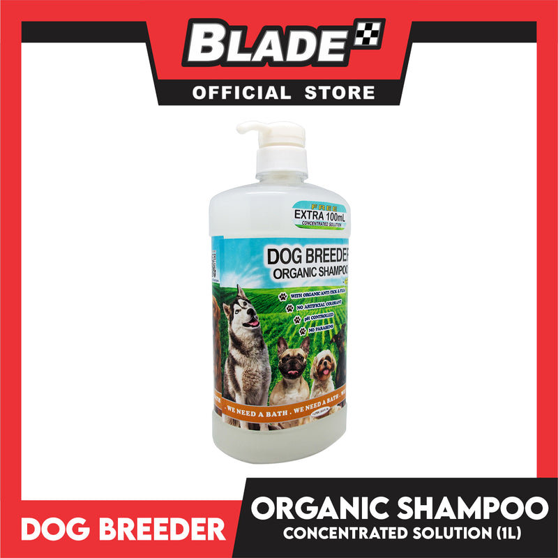 Dog Breeder Organic Dog Shampoo Regular 1 Liter