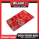 Doggyman Recipea Pouch Feast Dog Food 80g (Beef And Vegetable) Z1439 Dog Pouch Food, Dog Wet Food