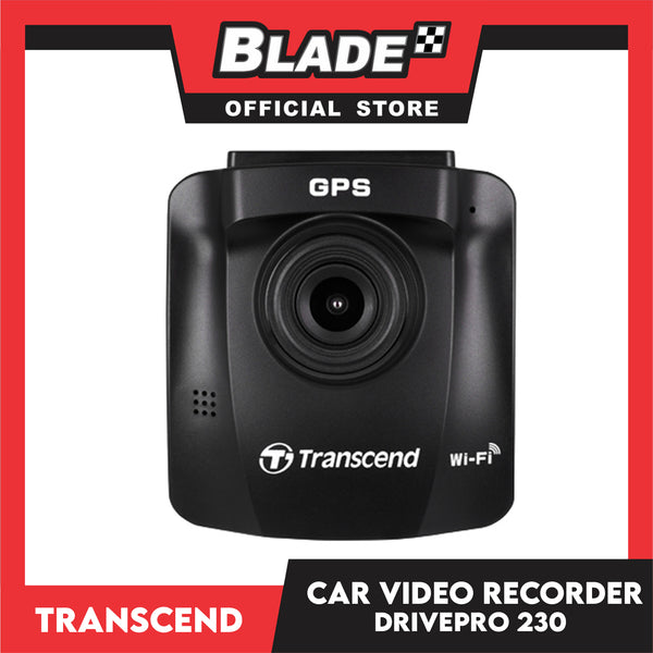 Transcend Dashcam DrivePro 230 Car Video Recorder with Suction Mount
