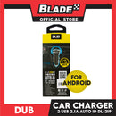 Dub Car Charger Dual USB 2.1A Auto-ID DL-219 (Black) for Android and iOS