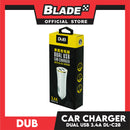 Dub Car Charger Dual USB 3.4A Auto-ID DL-C28 for Android and iOS