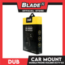 Dub Car Mount Mobile Phone Holder DCTV-02 (Black), Air Vent Clip Holder, Universal Long Arm Hands-Free Cradle