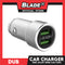 Dub Data Cable C302 3.6A Auto-ID Zinc Alloy 2 USB Car Charger for iOS and Android