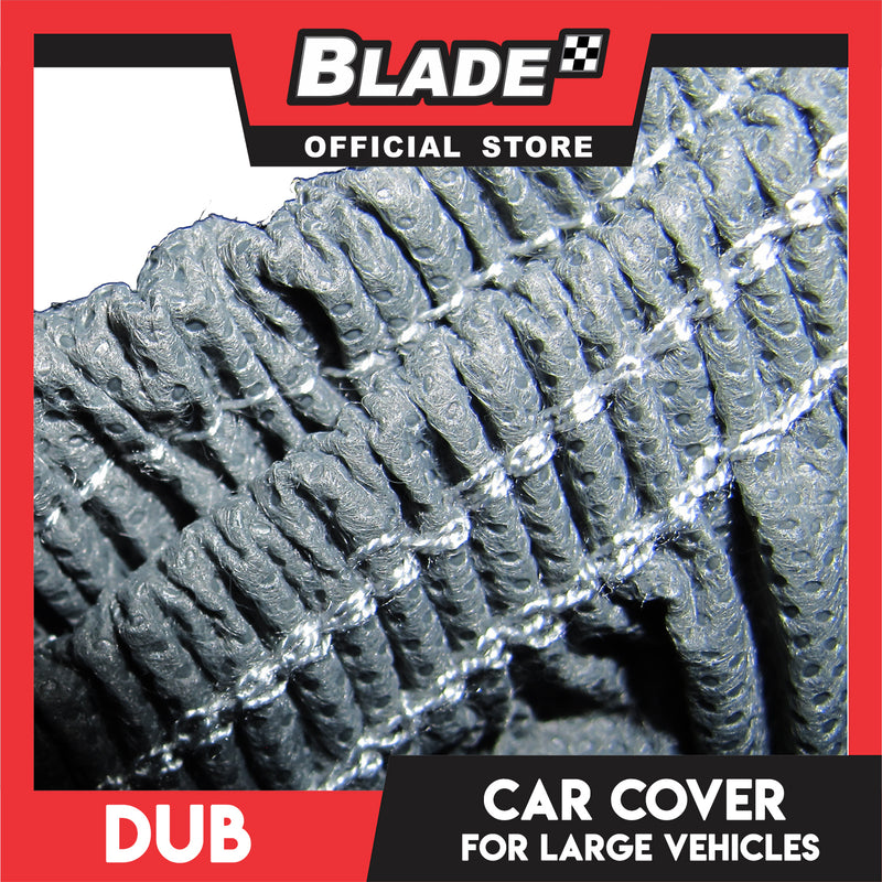 Dub Car Cover Water Resistant Large (Grey) Indoor Dustproof, UV Resistant Cover, Scratch Resistant