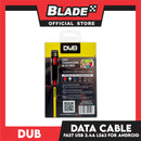 Dub Data Cable Fast USB 2.4A 1000mm LS63 (Grey) for Android