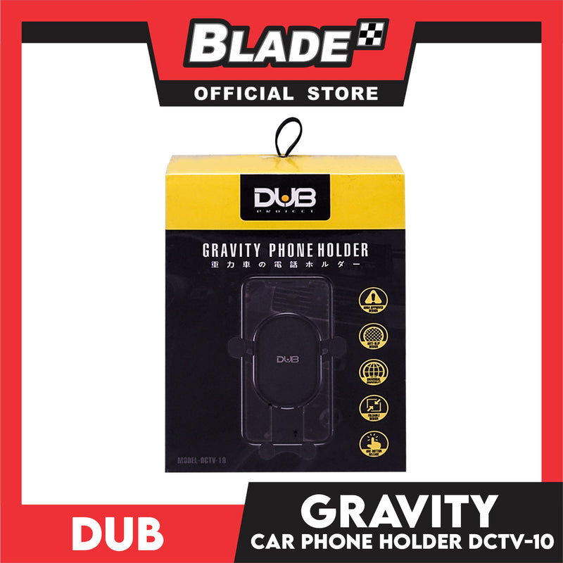 Dub Gravity Phone Holder DCTV-10 (Black) Auto-Clamping Air Vent Car Phone Holder