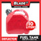 Deflector Fuel Tank DFT-1810-R 10L Capacity & Anti-Child Lock Nozzle (Red) used for Gasoline, Diesel, Kerosene, Engine Oil and Other Types of Fuels and Chemicals