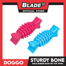 Doggo Sturdy Bone (Pink) Small Size Thick Rubber Material Pet Toy