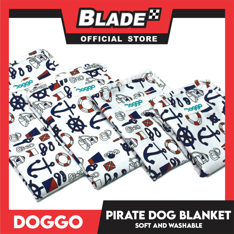 Doggo Dog Blanket Pirate Design Washable (Small)