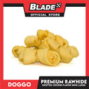 Doggo Premium Knotted Rawhide Chicken Flavor (Large) Chewable Treat for Your Dog