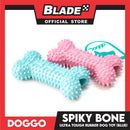 Doggo Spiky Bone (Blue) Ultra Tough Rubber Dog Toy