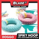 Doggo Spiky Hoop (Blue) Ultra Tough Rubber Pet Toy