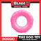 Doggo Tire (Pink) Small Size Ultra Tough Rubber Dog Toy