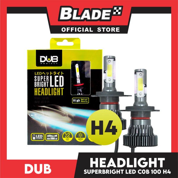 Dub Super Bright LED Auto Headlight H4 2600LM 12V Headlight Lamps, Halogen Lamps