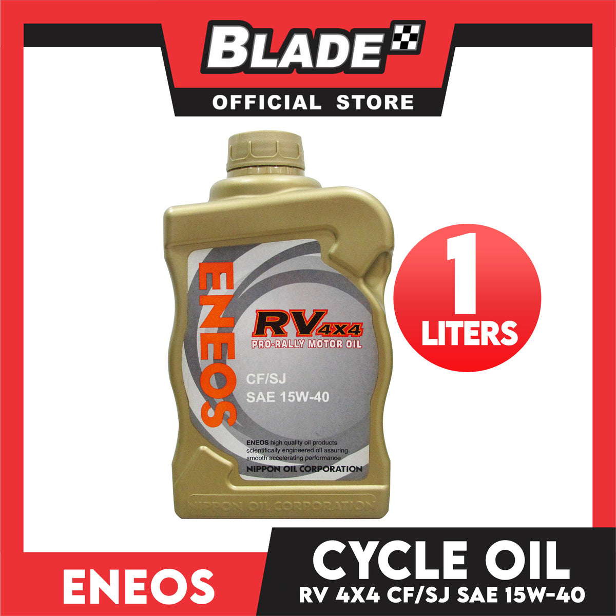 Eneos RV 4x4 CF/SJ SAE 15w-40 Pro-Rally Motor OiL 1L