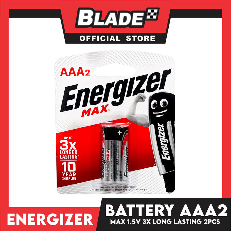 Energizer Battery E92MAXBP2 AAA 1.5V