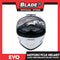 Evo Helmet GT-PRO Full Face Dual Visor Pearl White (Large 59-60cm) with Smoke and Clear Lens