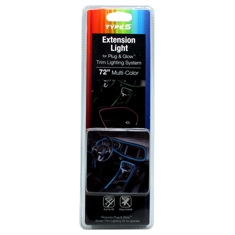 Type S 72" Multi-color Extension Light for Plug & Glow Trim Lighting System