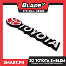 Auto Car 3D Emblem Premium Logo Badge Sticker Decals with Adhesive for Toyota Vios Carolla 15cm 3D-030 (Toyota)