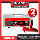 Euro R Sports Hydraulic Floor Jack Crocodile 2 Ton with Case