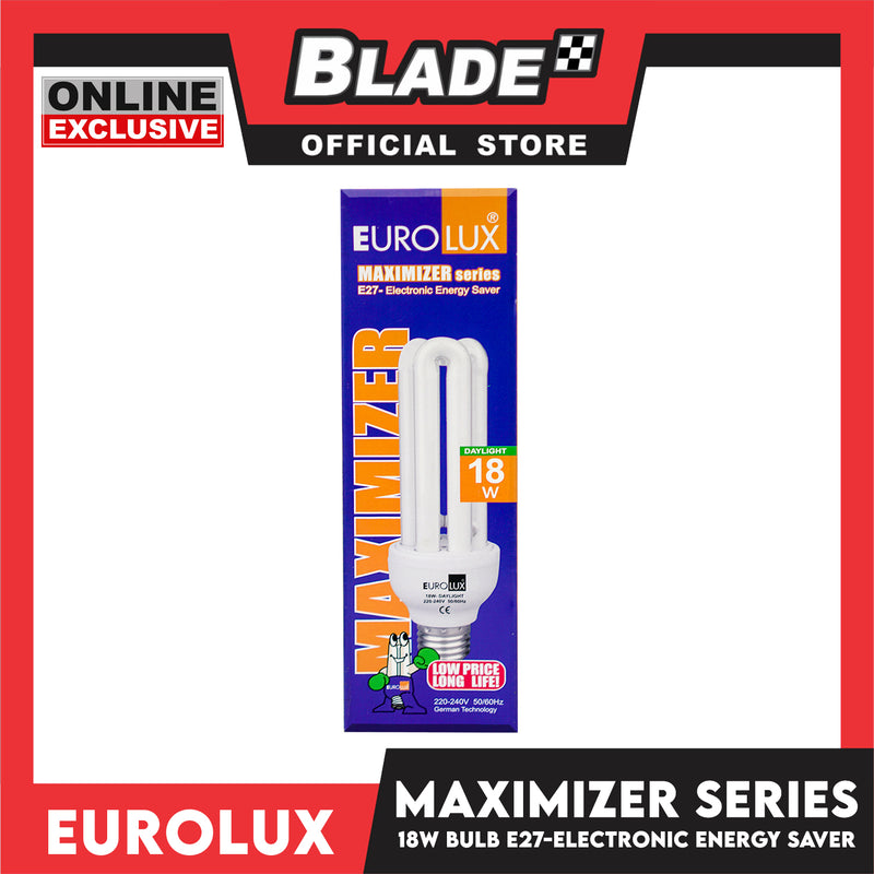 Eurolux Bulb Maximizer Series (3U) 18W Daylight E27 Electronic Energy Saver