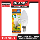 Eurolux Multiple LED SMD Candle Bulb Frosted E-14 4Watts 400 Lumens 3000k Warmwhite