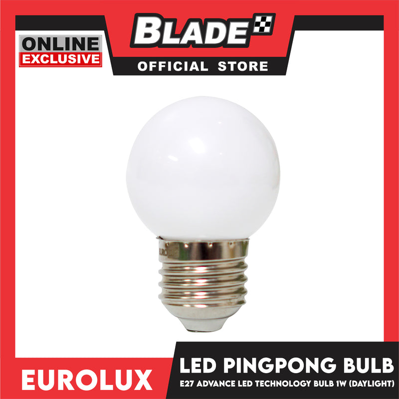 Eurolux LED Bulb E27 Ping-Pong Bulb 1W Daylight