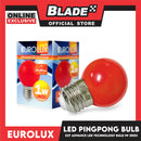 Eurolux LED Bulb E27 Ping-Pong Bulb 1W Red