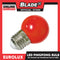 Eurolux LED Bulb E27 Ping-Pong Bulb 1W Red