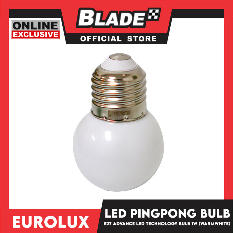 Eurolux LED Bulb E27 Ping-Pong Bulb 1W Warmwhite