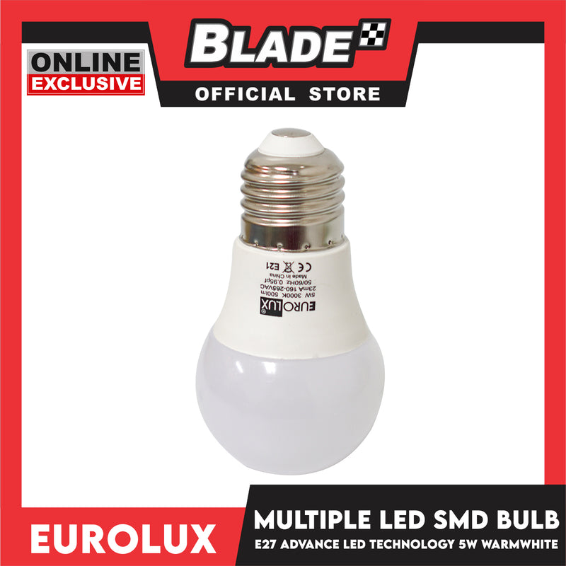 Eurolux LED SMD Bulb E27 5W 3000k Warmwhite