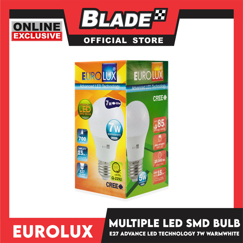 Eurolux LED SMD Bulb E27 7W 3000k Warmwhite