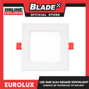 Eurolux LED SMD Slim Square Downlight 4 9W OXFORD Daylight