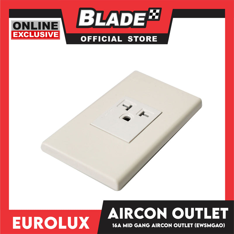 Eurolux Wiring Devices Mid Gang Aircon Outlet EWSMGAO 20A