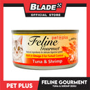 Pet Plus Feline Gourmet 80g (Tuna And Shrimp Flavor) Canned Cat Food