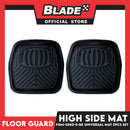 FloorGuard Rubber High Side Car Mat FGM-5580-5-BK 5-Piece Set(Black)