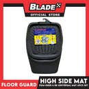 FloorGuard Rubber High Side Mat FGM-5580-4BK 4-Pieces Set (Black)