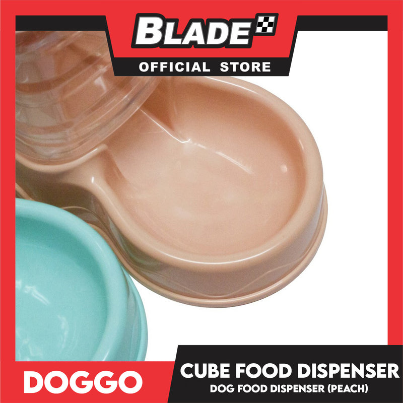 Doggo Dog Cube Water Dispenser (Peach Pink)