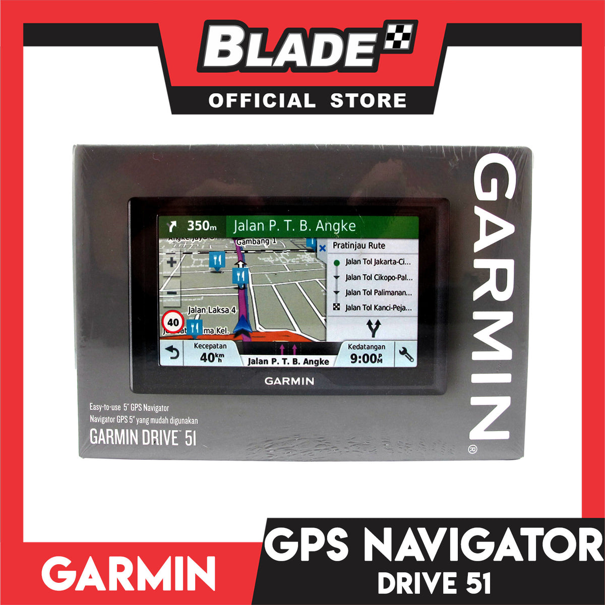 Garmin GPS Navigator DVR Drive 51 Easy-to-Use