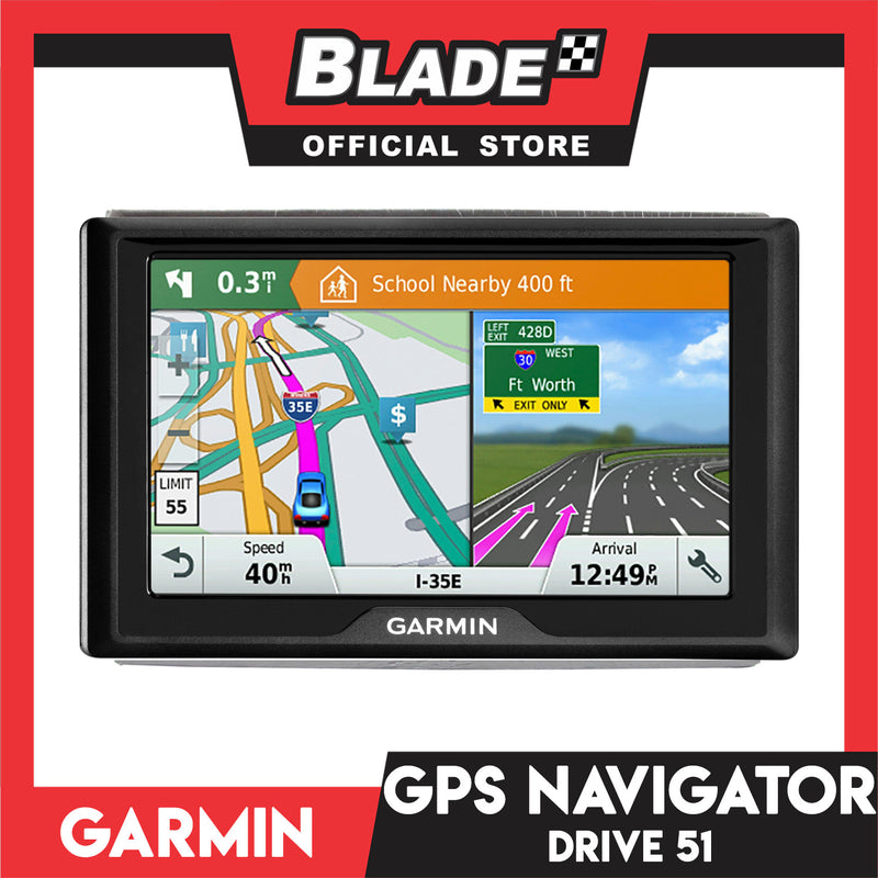 Garmin GPS Navigator DVR Drive 51 Easy-to-Use