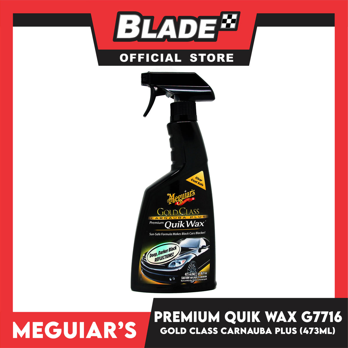 Meguiar's Gold Class Carnauba Plus Quik Wax G7716 473mL