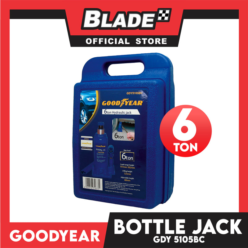 Goodyear Hydraulic Jack 6ton GDY5105BC Bottle Jack