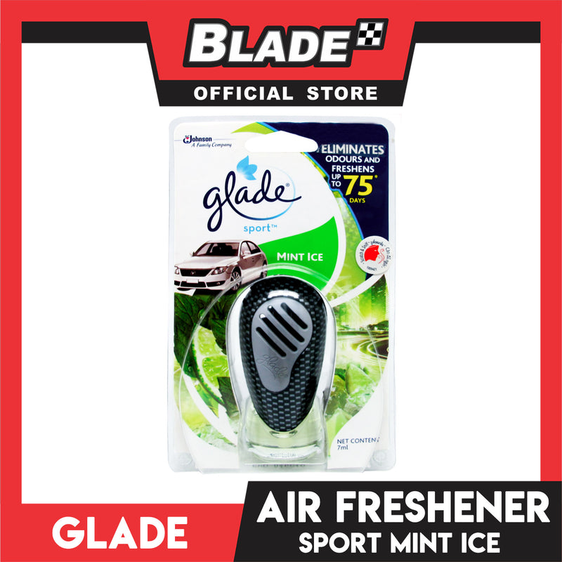Glade Sport Primary Car Air Freshener 7ml (Mint Ice)