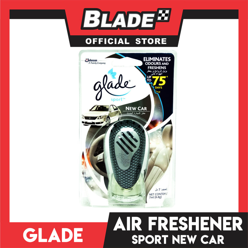 Glade Sport Primary Car Air Freshener 7ml (New Car)