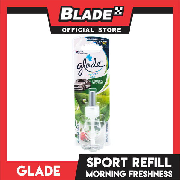 Glade Sport Refill, Car Air Freshener 7ml (Morning Freshness)