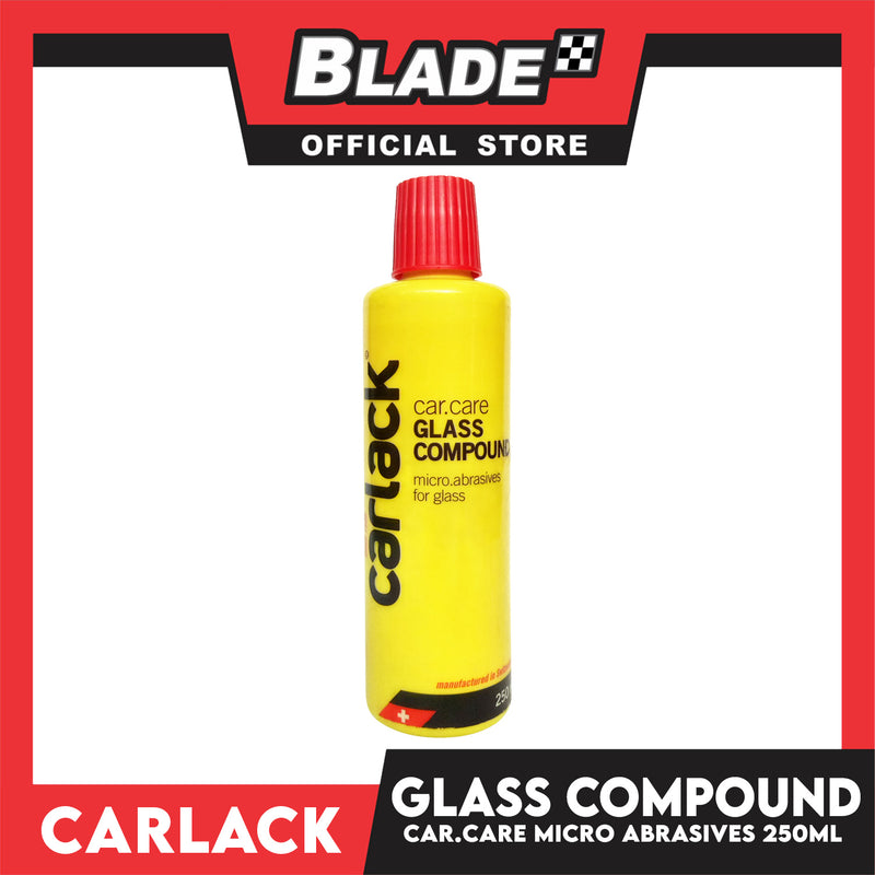 Carlack Glass Compound Micro-abrasives for glass 250mL Car Care
